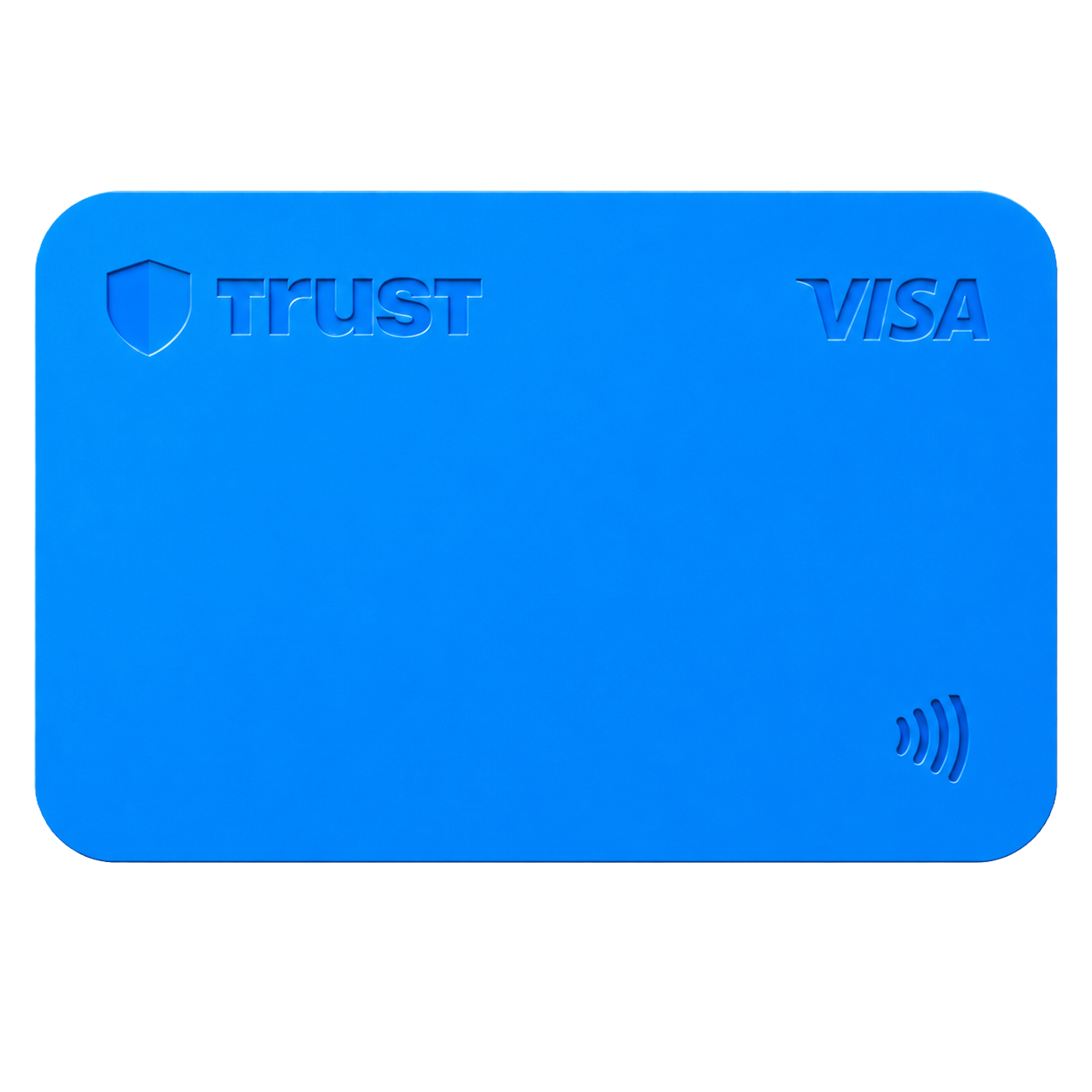 Trust Card in Blue